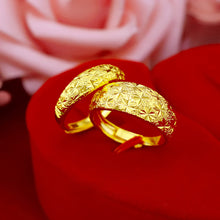 Load image into Gallery viewer, Fashion Vietnam Sand Gold Gypsophila Frosted Glossy Ring Elegant Open Ring Female Women Men Couple Ring Jewelry Accessories
