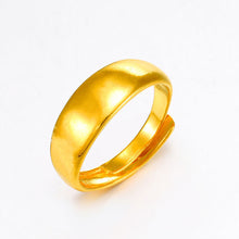Load image into Gallery viewer, Fashion Vietnam Sand Gold Gypsophila Frosted Glossy Ring Elegant Open Ring Female Women Men Couple Ring Jewelry Accessories
