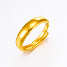 Load image into Gallery viewer, Fashion Vietnam Sand Gold Gypsophila Frosted Glossy Ring Elegant Open Ring Female Women Men Couple Ring Jewelry Accessories
