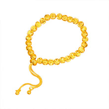 Load image into Gallery viewer, Fashion Alluvial Gold Bangle Fashion Adjustable Gold Lucky Beads Bracelet Sand Gold Bracelet Beaded Bracelet Jewelry Accessories
