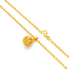 Load image into Gallery viewer, Fashion Sand Gold Necklace Thailand Glossy Transfer Beads Alluvial Gold Vietnam Imitation Gold Chain Yellow Gold-plated Men Women Jewelry

