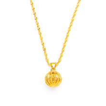 Load image into Gallery viewer, Fashion Sand Gold Necklace Thailand Glossy Transfer Beads Alluvial Gold Vietnam Imitation Gold Chain Yellow Gold-plated Men Women Jewelry
