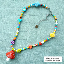 Load image into Gallery viewer, Romantic Colored Rice Beads Necklace Flower Bohemia Summer Mushroom Rainbow Beaded Necklace Choker Women Girl Jewelry Accessories
