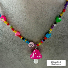 Load image into Gallery viewer, Romantic Colored Rice Beads Necklace Flower Bohemia Summer Mushroom Rainbow Beaded Necklace Choker Women Girl Jewelry Accessories
