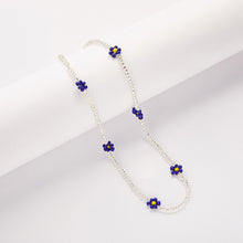 Load image into Gallery viewer, Romantic Colored Rice Beads Necklace Flower Bohemia Summer Pearls Beaded Necklace Choker Women Girl Jewelry Gift Accessories
