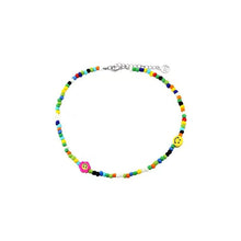 Load image into Gallery viewer, Romantic Smiley Bohemia Summer Necklace Colored Rice Beads Flower Choker Women Girl Fashion Jewelry Gift Accessories

