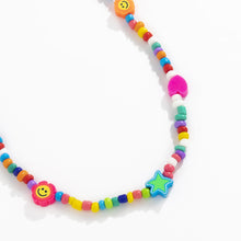 Load image into Gallery viewer, Romantic Heart Smiley Bohemia Summer Necklace Colored Rice Beads Flower Choker Women Girl Fashion Jewelry Gift Accessories
