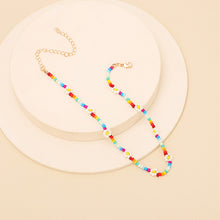 Load image into Gallery viewer, Romantic Fashion Bohemia Summer Necklace Ring Colored Rice Beads Bracelet Women Girl Fashion Jewelry Accessories
