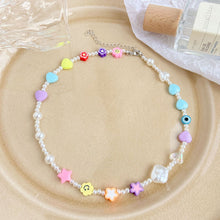 Load image into Gallery viewer, Romantic Fashion Bohemia Summer Necklace Shell Beads Colored Rice Beads Pearls Choker Women Girl Fashion Jewelry Accessories
