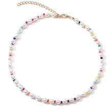Load image into Gallery viewer, Romantic Fashion Bohemia Summer Necklace Shell Beads Colored Rice Beads Pearls Choker Women Girl Fashion Jewelry Accessories
