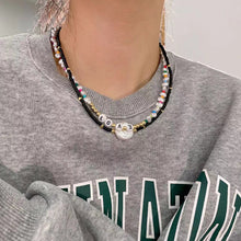 Load image into Gallery viewer, Creative Bohemia Summer Double Layer Necklace Shell Beads LOVE Simple Choker Romantic Women Girl Fashion Jewelry Accessories
