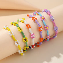 Load image into Gallery viewer, Creative Bohemia Summer Cute Flower Bracelet Daisy Beads Simple Bangle Romantic Women Girl Fashion Jewelry Accessories

