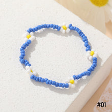 Load image into Gallery viewer, Creative Bohemia Summer Cute Flower Bracelet Daisy Beads Simple Bangle Romantic Women Girl Fashion Jewelry Accessories

