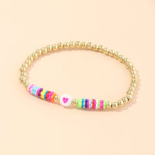Load image into Gallery viewer, Creative Bohemia Summer Cute Soft Clay Bracelet Heart Beads Simple Bangle Romantic Women Girl Fashion Jewelry Accessories

