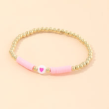 Load image into Gallery viewer, Creative Bohemia Summer Cute Soft Clay Bracelet Heart Beads Simple Bangle Romantic Women Girl Fashion Jewelry Accessories
