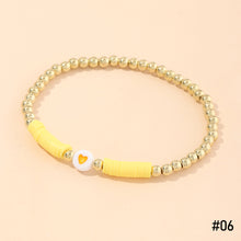 Load image into Gallery viewer, Creative Bohemia Summer Cute Soft Clay Bracelet Heart Beads Simple Bangle Romantic Women Girl Fashion Jewelry Accessories
