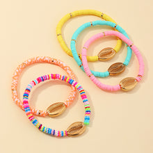 Load image into Gallery viewer, Creative Summer Cute Shell Soft Clay Bracelet Simple Bangle Fresh Romantic Women Girl Fashion Jewelry Accessories
