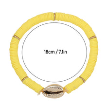 Load image into Gallery viewer, Creative Summer Cute Shell Soft Clay Bracelet Simple Bangle Fresh Romantic Women Girl Fashion Jewelry Accessories
