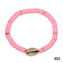 Load image into Gallery viewer, Creative Summer Cute Shell Soft Clay Bracelet Simple Bangle Fresh Romantic Women Girl Fashion Jewelry Accessories
