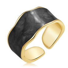 Load image into Gallery viewer, Fashion Retro Epoxy Alloy Personality Ring Starry Sky Irregular Ring Women Girls Creative Jewelry Summer Accessories
