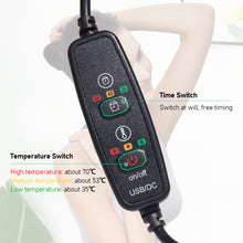 Load image into Gallery viewer, Electric Graphene Heating Wormwood Neck Brace Cervical Vertebra Fatigue Therapy Reliever Neck Pain Relieve Strap Health Care Tool
