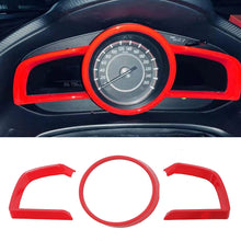Load image into Gallery viewer, Car Dashboard Interior Instrument Frame Cover Trim Carbon Fiber for Mazda 3 Axela 2014-2018
