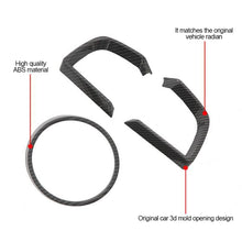 Load image into Gallery viewer, Car Dashboard Interior Instrument Frame Cover Trim Carbon Fiber for Mazda 3 Axela 2014-2018
