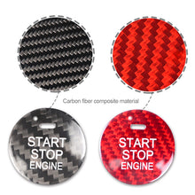 Load image into Gallery viewer, Carbon Fiber Car Engine Start Button Cover Button Cover Interior Button Trim Strip For Mazda 3 Axela CX-3 CX-5 CX-8 MX-5
