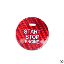 Load image into Gallery viewer, Carbon Fiber Car Engine Start Button Cover Button Cover Interior Button Trim Strip For Mazda 3 Axela CX-3 CX-5 CX-8 MX-5
