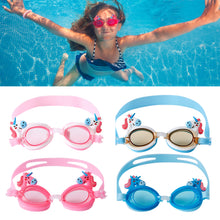 Load image into Gallery viewer, Colorful Adjustable Cute Cartoon Children Kids Waterproof Silicone Anti Fog UV Shield Swimming Diving Glasses Goggles Eyewear
