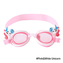 Load image into Gallery viewer, Colorful Adjustable Cute Cartoon Children Kids Waterproof Silicone Anti Fog UV Shield Swimming Diving Glasses Goggles Eyewear

