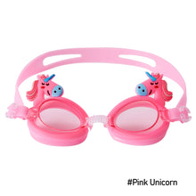 Load image into Gallery viewer, Colorful Adjustable Cute Cartoon Children Kids Waterproof Silicone Anti Fog UV Shield Swimming Diving Glasses Goggles Eyewear
