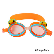 Load image into Gallery viewer, Colorful Adjustable Cute Cartoon Children Kids Waterproof Silicone Anti Fog UV Shield Swimming Diving Glasses Goggles Eyewear
