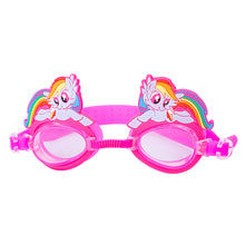 Load image into Gallery viewer, Colorful Adjustable Cute Cartoon Children Kids Waterproof Silicone Anti Fog UV Shield Swimming Diving Glasses Goggles Eyewear

