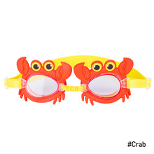 Load image into Gallery viewer, Colorful Adjustable Cute Cartoon Children Kids Waterproof Silicone Anti Fog UV Shield Swimming Diving Glasses Goggles Eyewear
