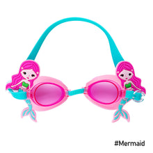 Load image into Gallery viewer, Colorful Adjustable Cute Cartoon Children Kids Waterproof Silicone Anti Fog UV Shield Swimming Diving Glasses Goggles Eyewear
