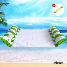 Load image into Gallery viewer, Summer Inflatable Foldable Floating Row Swimming Pool Water Hammock Air Mattresses Bed Beach Pool Toy Water Lounge Chair
