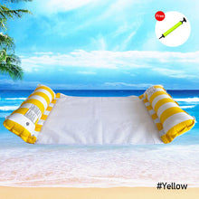 Load image into Gallery viewer, Summer Inflatable Foldable Floating Row Swimming Pool Water Hammock Air Mattresses Bed Beach Pool Toy Water Lounge Chair

