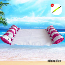 Load image into Gallery viewer, Summer Inflatable Foldable Floating Row Swimming Pool Water Hammock Air Mattresses Bed Beach Pool Toy Water Lounge Chair
