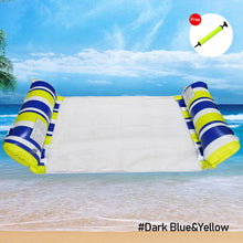 Load image into Gallery viewer, Summer Inflatable Foldable Floating Row Swimming Pool Water Hammock Air Mattresses Bed Beach Pool Toy Water Lounge Chair
