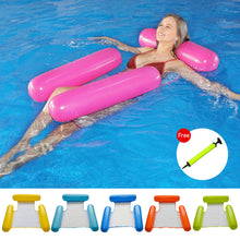 Load image into Gallery viewer, Summer Inflatable Foldable Floating Row Swimming Pool Water Hammock Air Mattresses Bed Beach Pool Toy Water Lounge Chair
