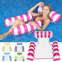 Load image into Gallery viewer, Summer Inflatable Foldable Floating Row Swimming Pool Water Hammock Air Mattresses Bed Beach Pool Toy Water Lounge Chair
