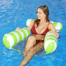 Load image into Gallery viewer, Summer Inflatable Foldable Floating Row Swimming Pool Water Hammock Air Mattresses Bed Beach Pool Toy Water Lounge Chair
