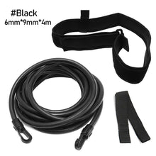Load image into Gallery viewer, 4M Adjustable Swim Training Resistance Elastic Belt Swimming Exerciser Safety Swimming Belt Swim Tether Elastic Rope Band
