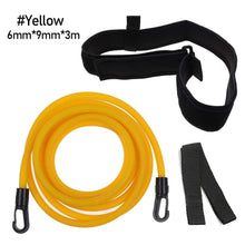 Load image into Gallery viewer, 3M Adjustable Swim Training Resistance Elastic Belt Swimming Exerciser Safety Swimming Belt Swim Tether Elastic Rope Band
