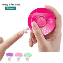 Load image into Gallery viewer, Baby Electric Nail Trimmer Kid Nail Polisher Tool Baby Care Kit Manicure Set Easy To Trim Nail Filer Clippers For Newborn
