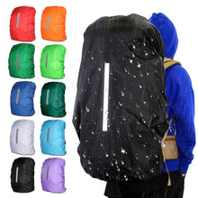 Load image into Gallery viewer, 30-40L Reflective Backpack Rain Cover Outdoor Cycling Hiking Climbing Bag Cover Waterproof Rain Cover For Backpack
