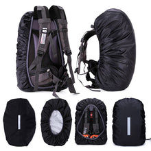 Load image into Gallery viewer, 30-40L Reflective Backpack Rain Cover Outdoor Cycling Hiking Climbing Bag Cover Waterproof Rain Cover For Backpack
