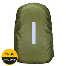 Load image into Gallery viewer, 40-50L Reflective Backpack Rain Cover Outdoor Cycling Hiking Climbing Bag Cover Waterproof Rain Cover For Backpack
