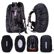 Load image into Gallery viewer, 55-65L Reflective Backpack Rain Cover Outdoor Cycling Hiking Climbing Bag Cover Waterproof Rain Cover For Backpack
